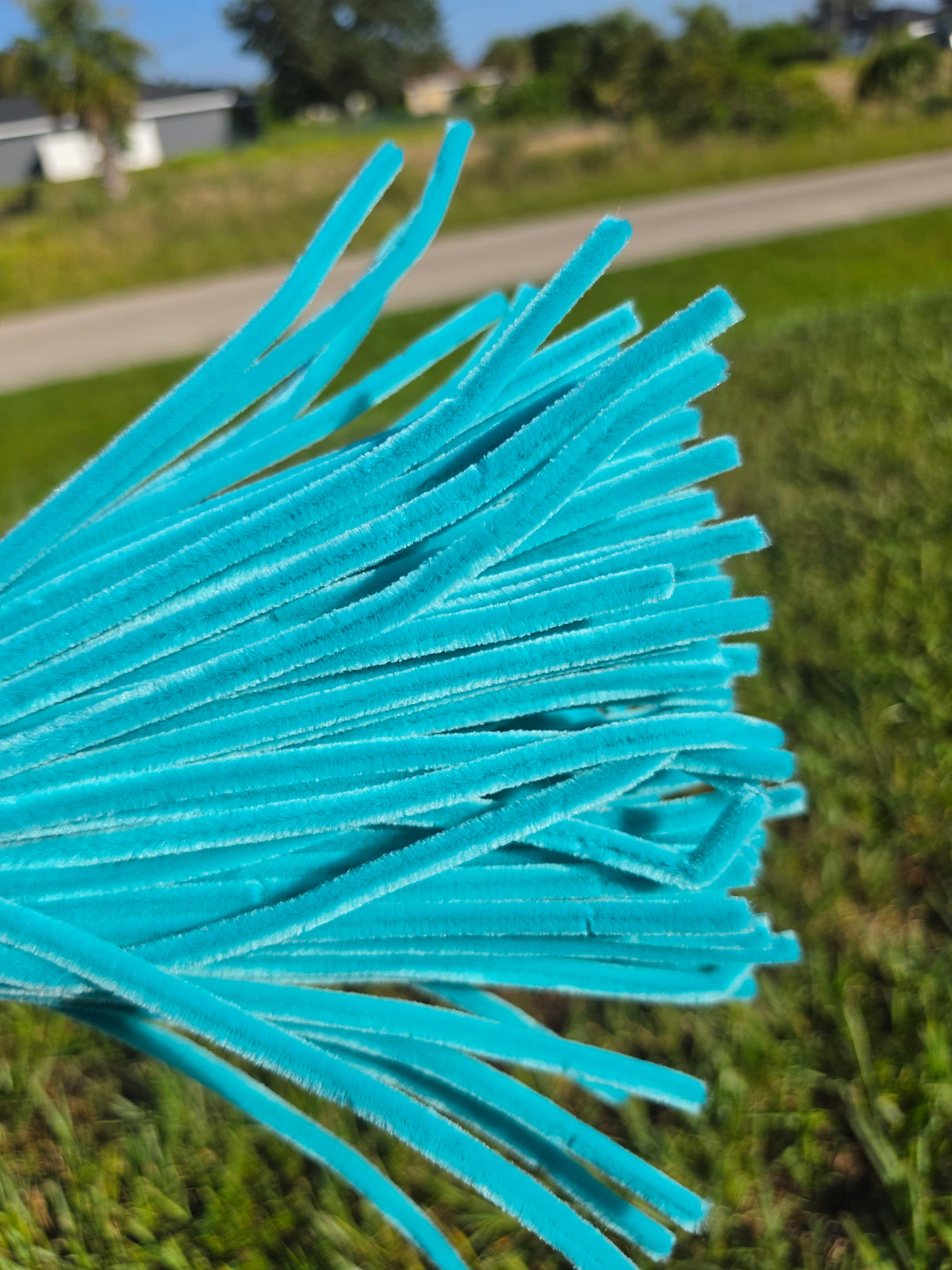 Premium Chenille Pipe Cleaners – 100 Pieces | 30 cm (8 mm)