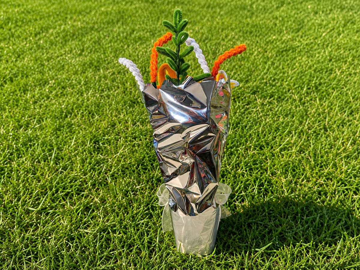 Sunny Bloom Handmade Pipe Cleaner Bouquet