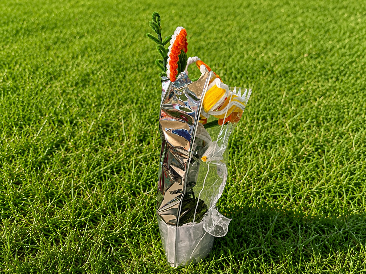Sunny Bloom Handmade Pipe Cleaner Bouquet